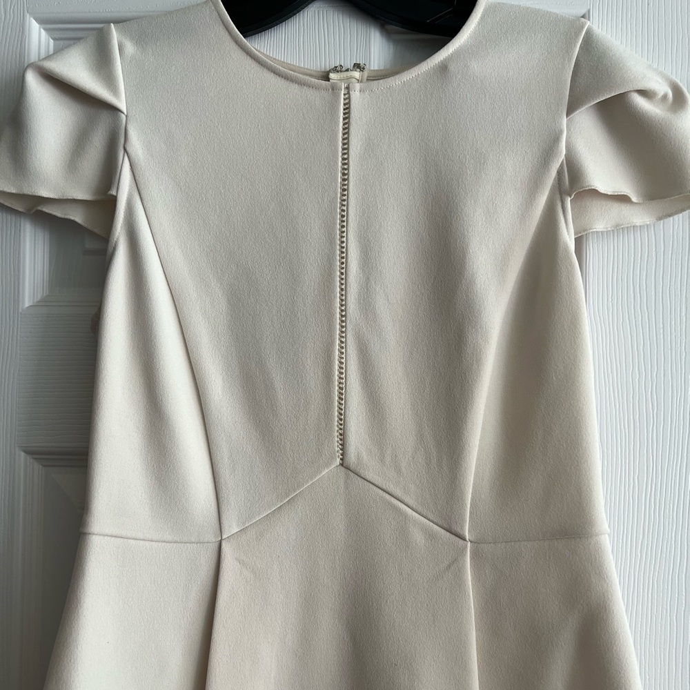 Rebecca Taylor Ivory Peplum Ivory Top